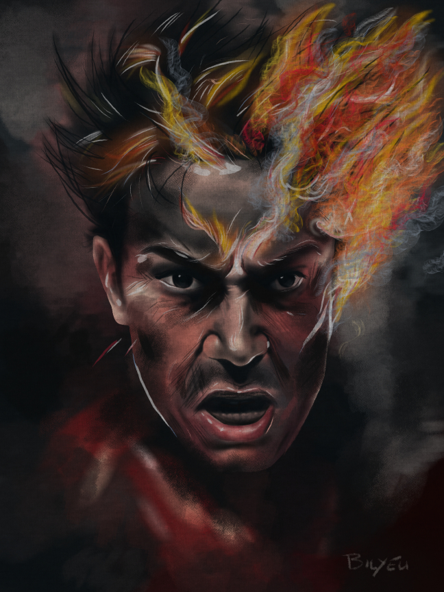 Face of Fury - Canvas Print