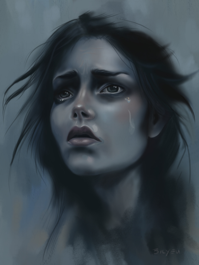 Blue Requiem - Canvas Print