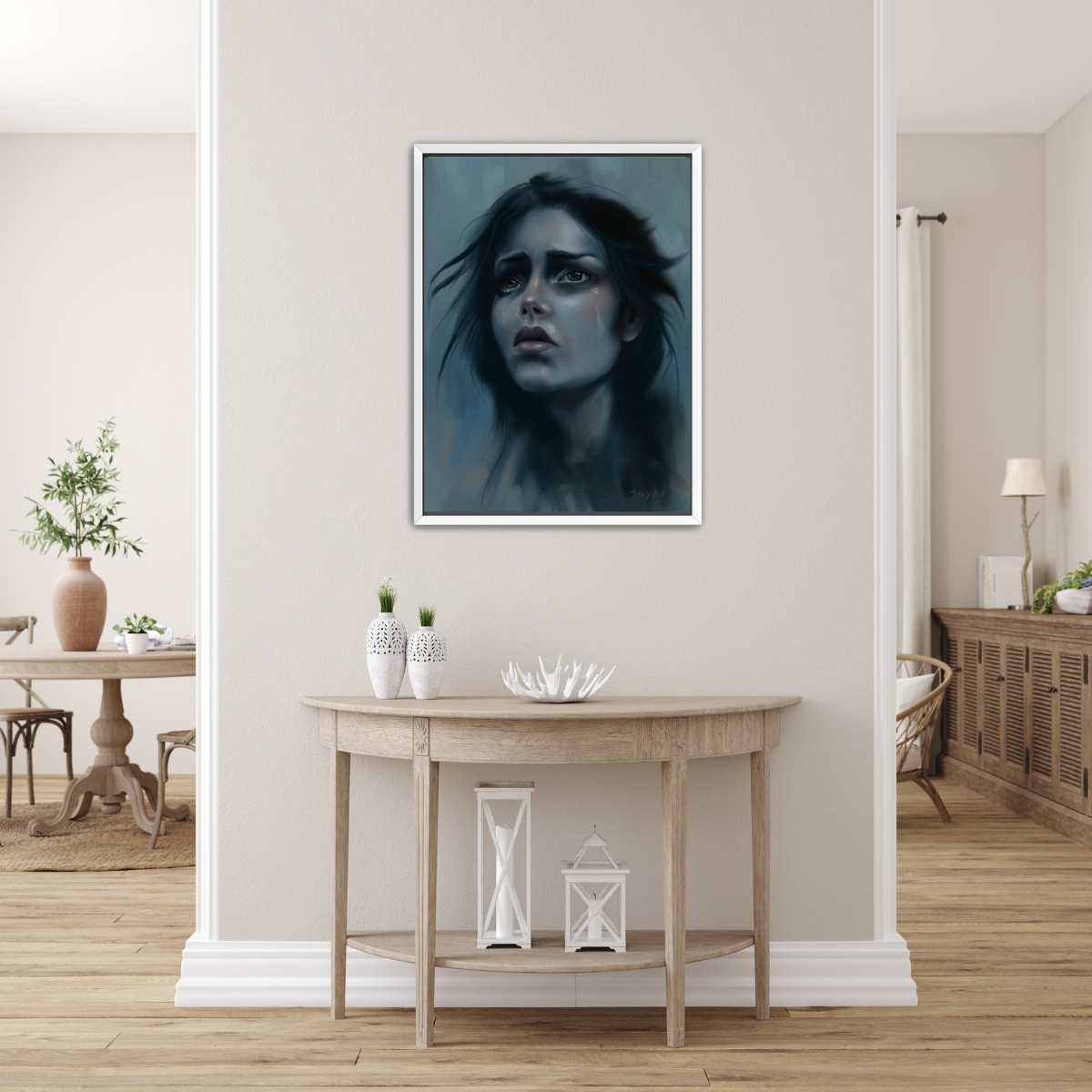 Blue Requiem - Fine Art Paper Print