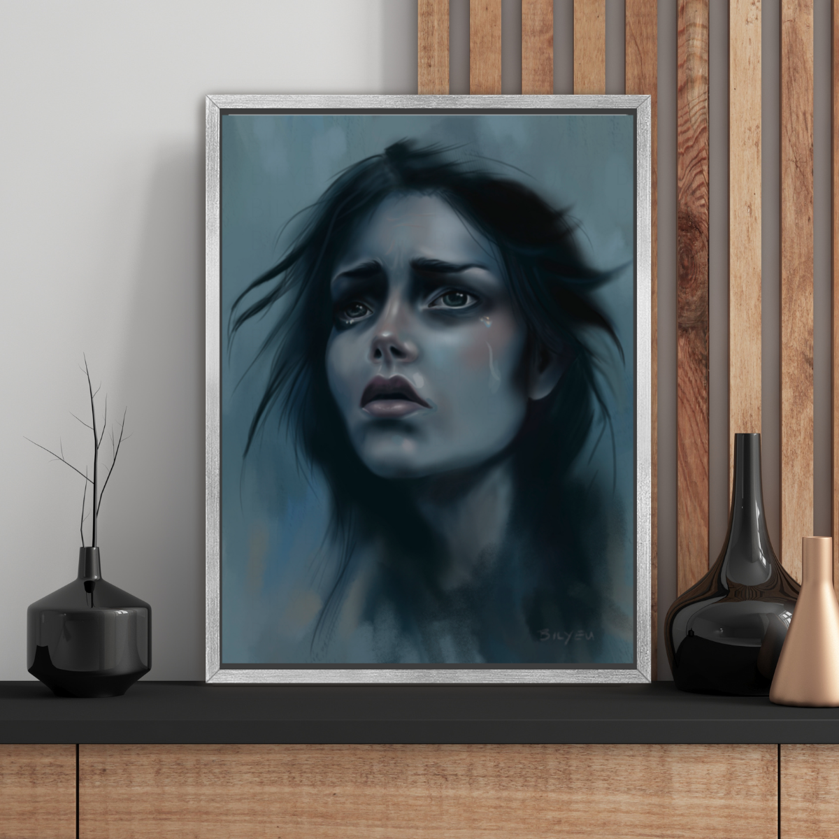 Blue Requiem - Canvas Print