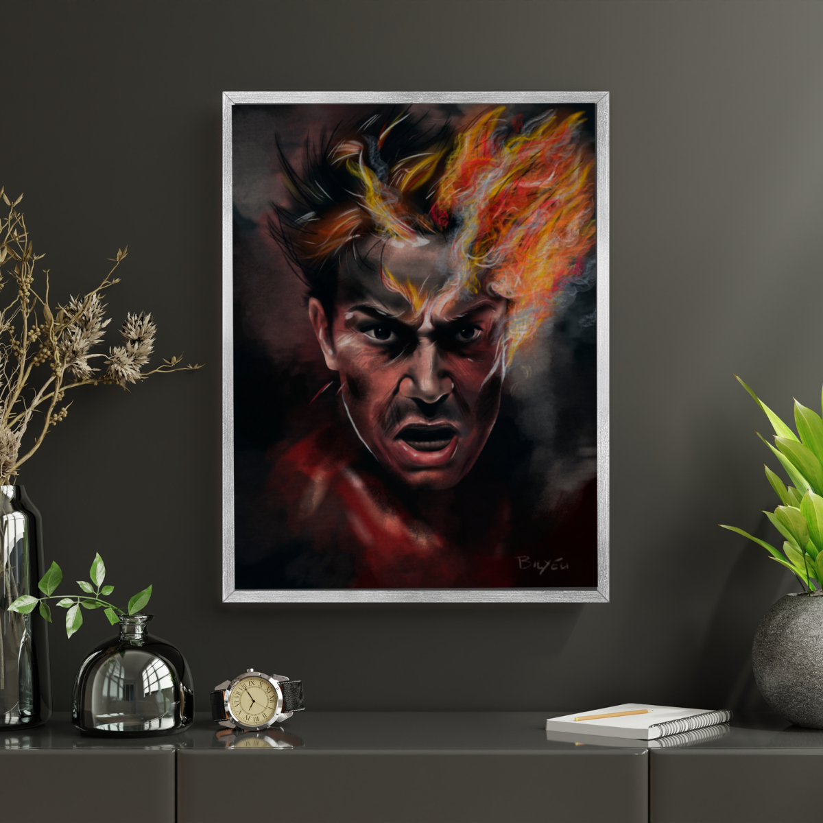 Face of Fury - Canvas Print