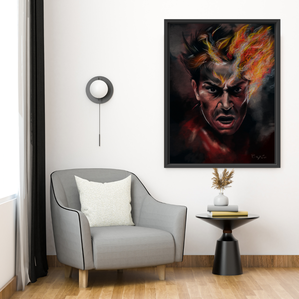 Face of Fury - Canvas Print