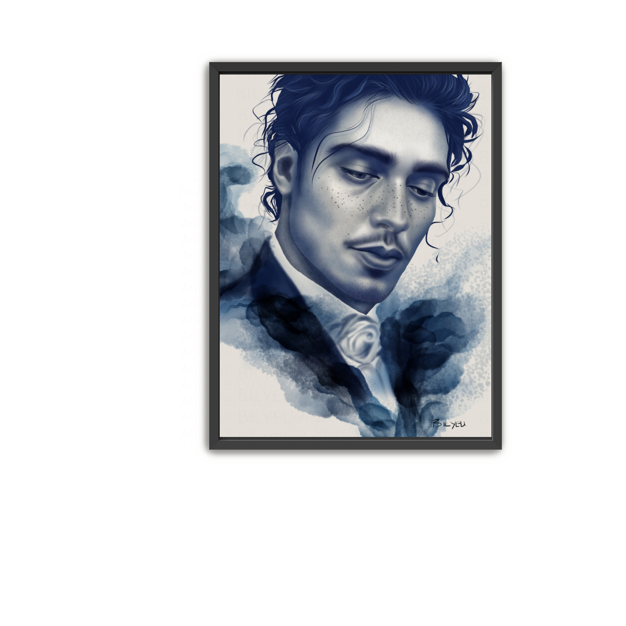 Blueprint of Solitude - Canvas Print