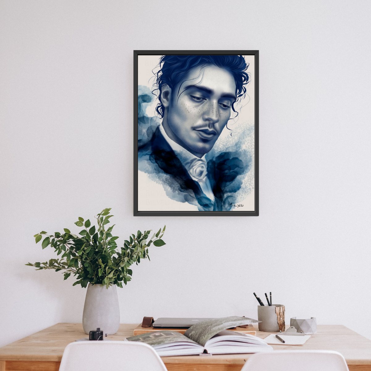 Blueprint of Solitude - Canvas Print