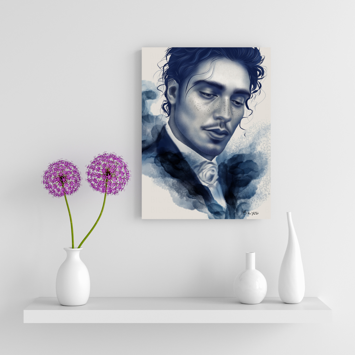 Blueprint of Solitude - Canvas Print