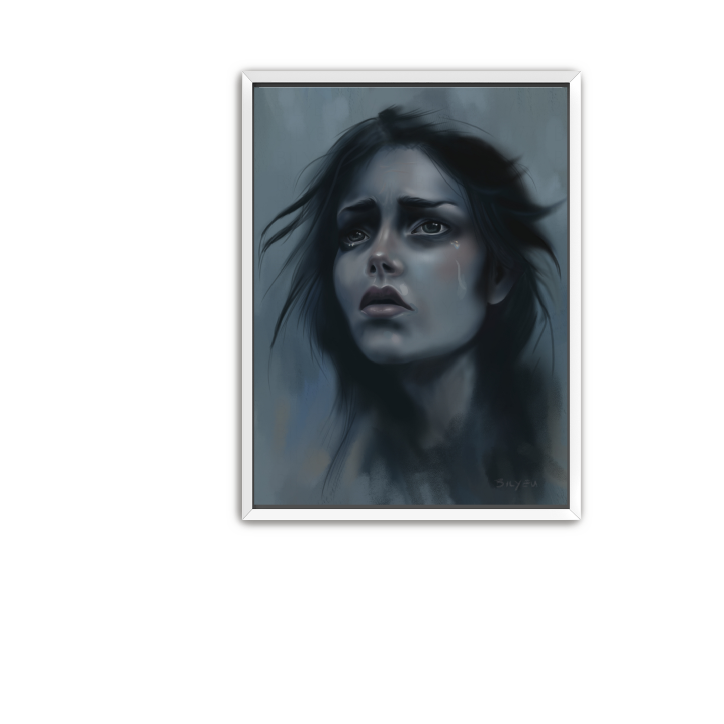 Blue Requiem - Fine Art Paper Print