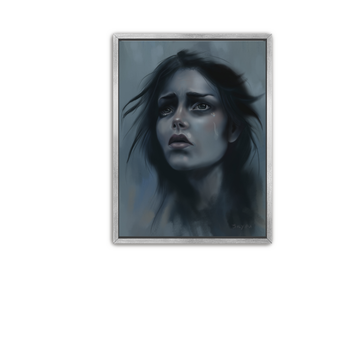 Blue Requiem - Canvas Print