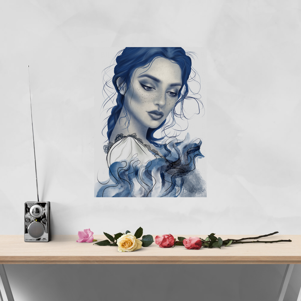 Blueprint of Thought - Fine Art Paper Print