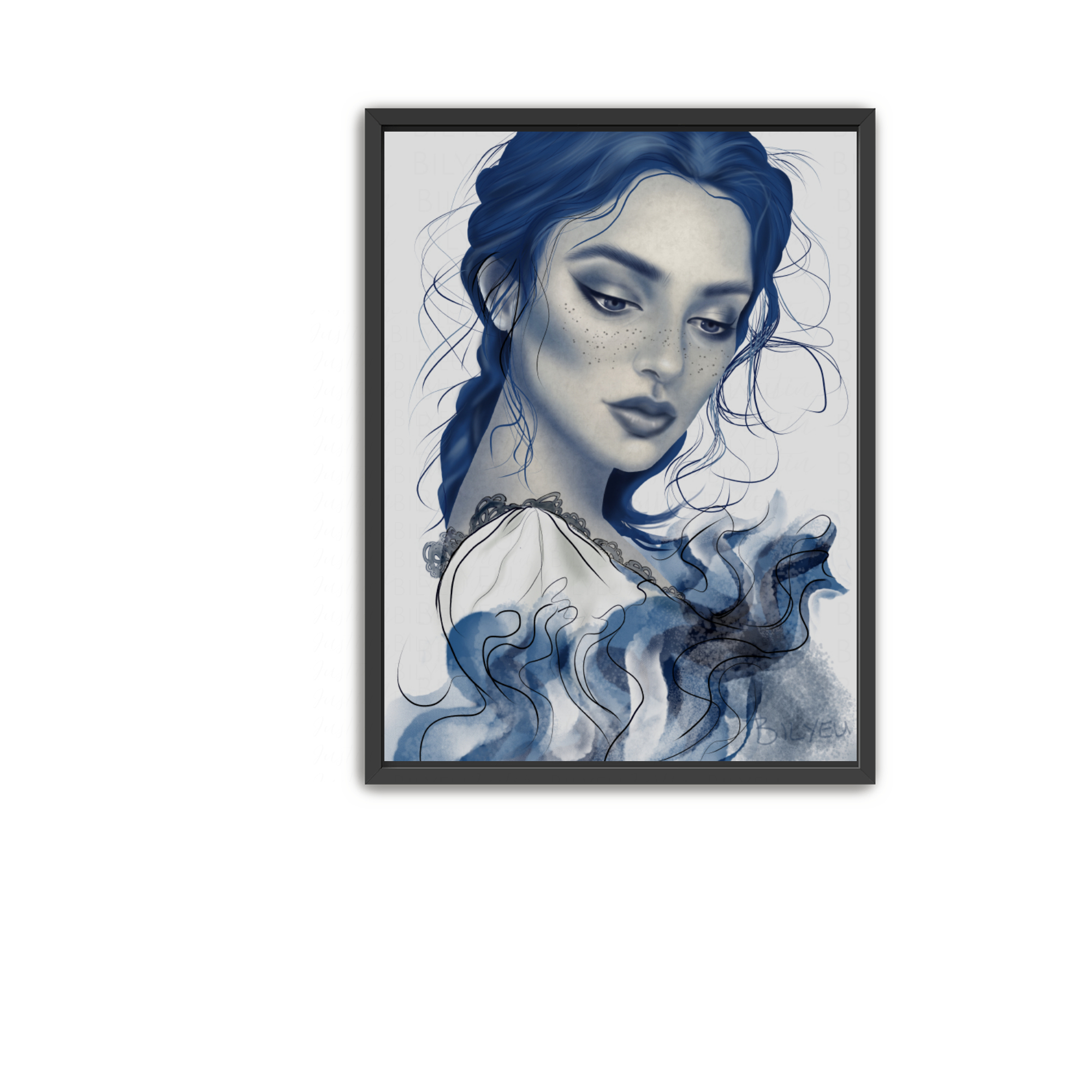 Blueprint of Thought - Fine Art Paper Print