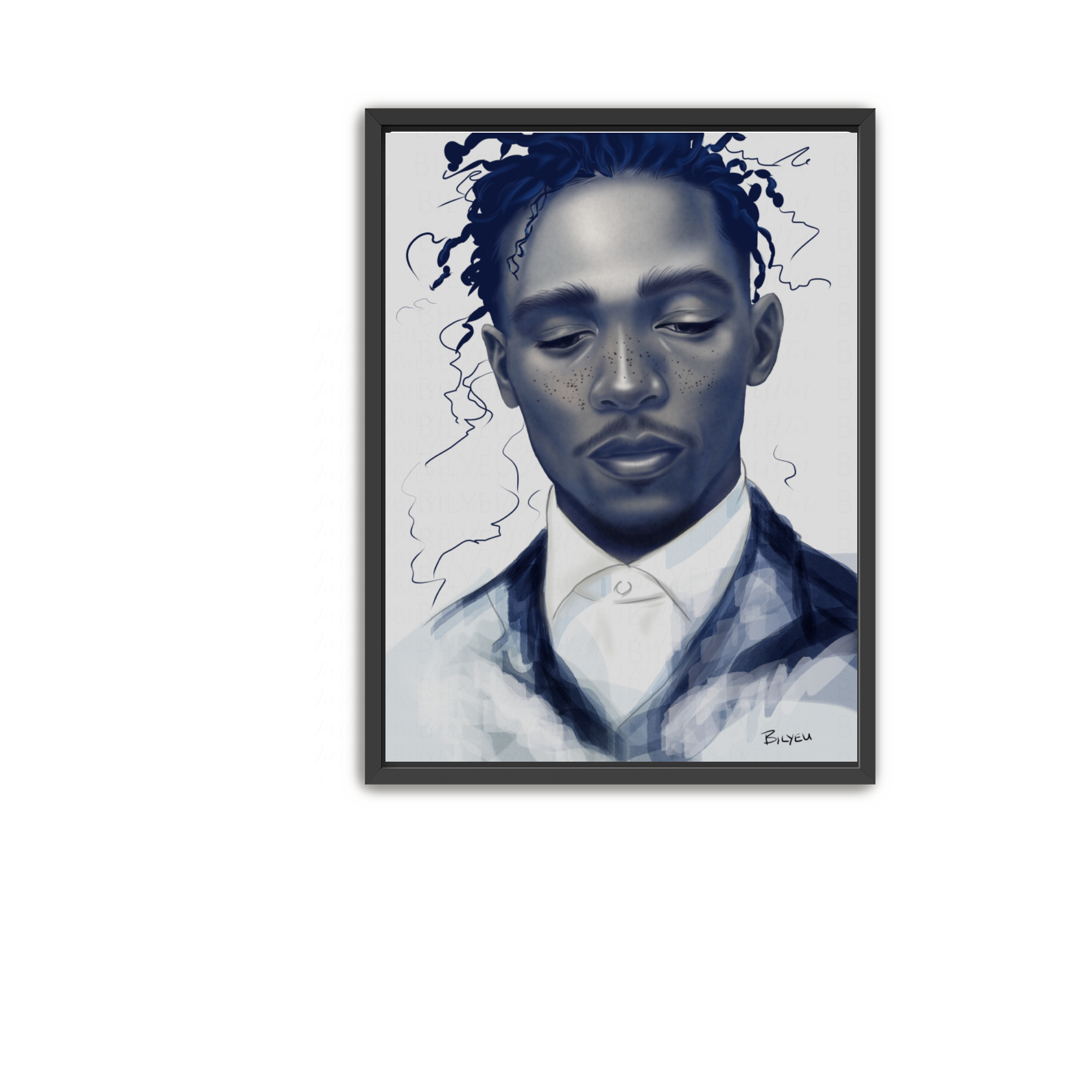 Blueprint of Strength - Canvas Print