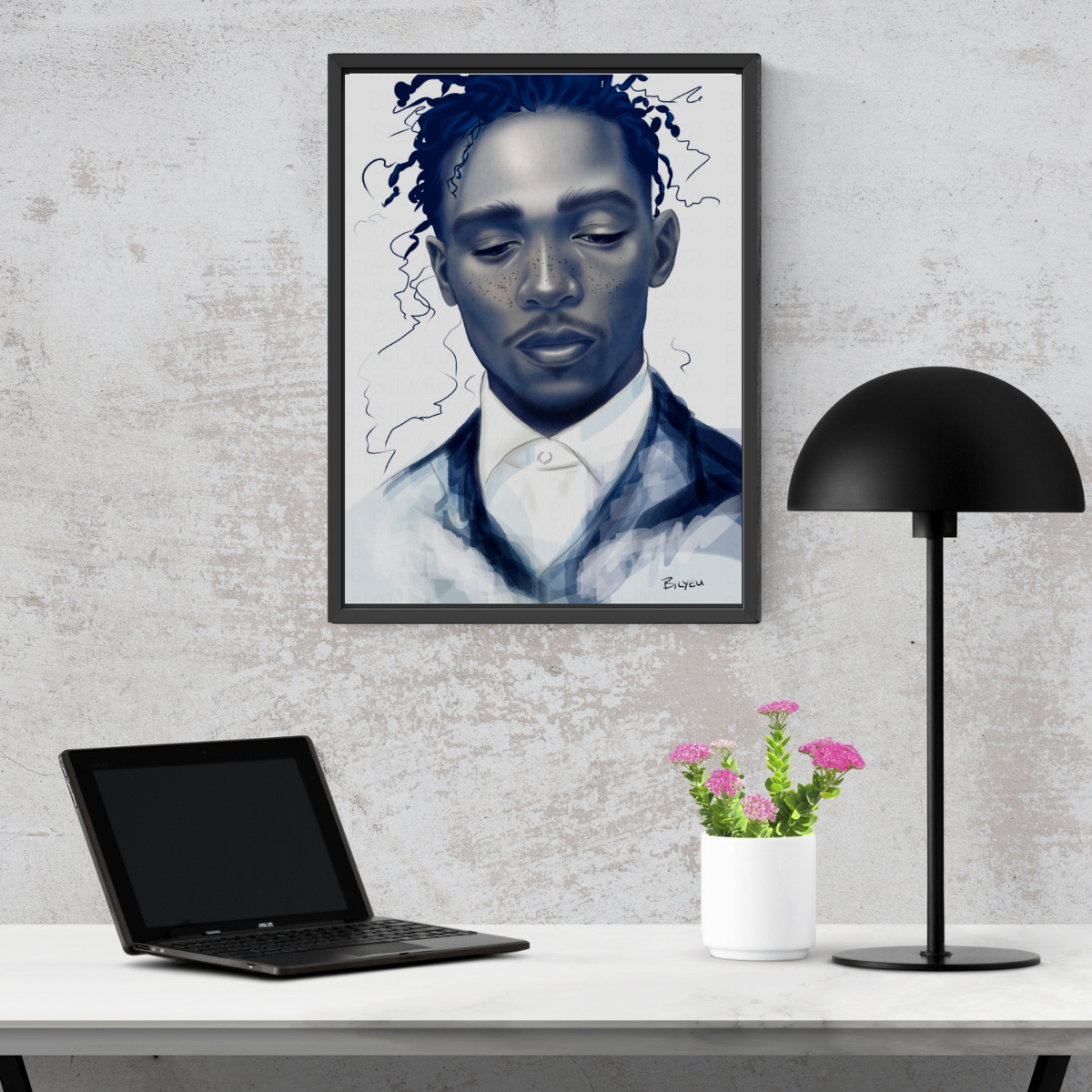 Blueprint of Strength - Canvas Print