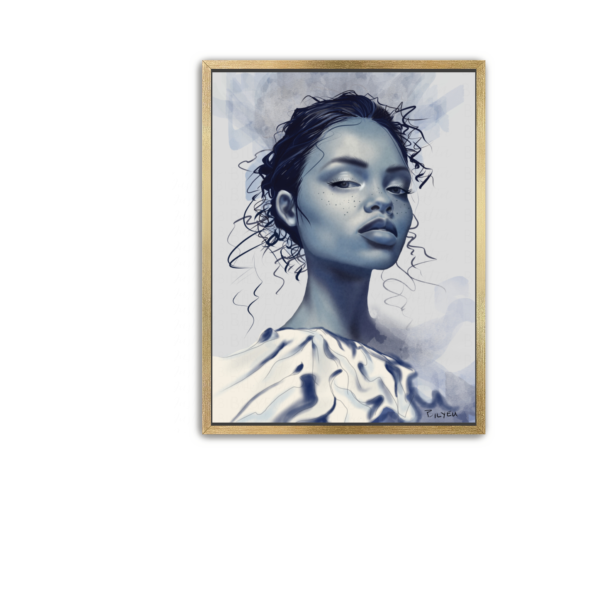 Blueprint of Grace - Canvas Print