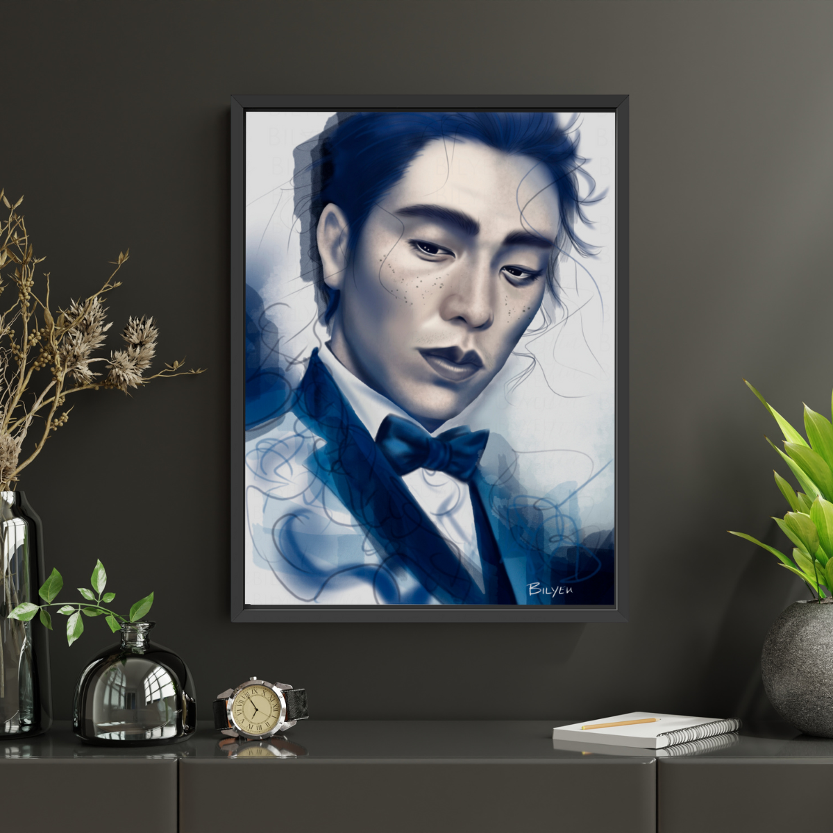 Blueprint of Depth - Fine Art Paper Print