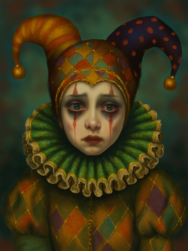 Tears of the Fool - Fine Art Paper Print