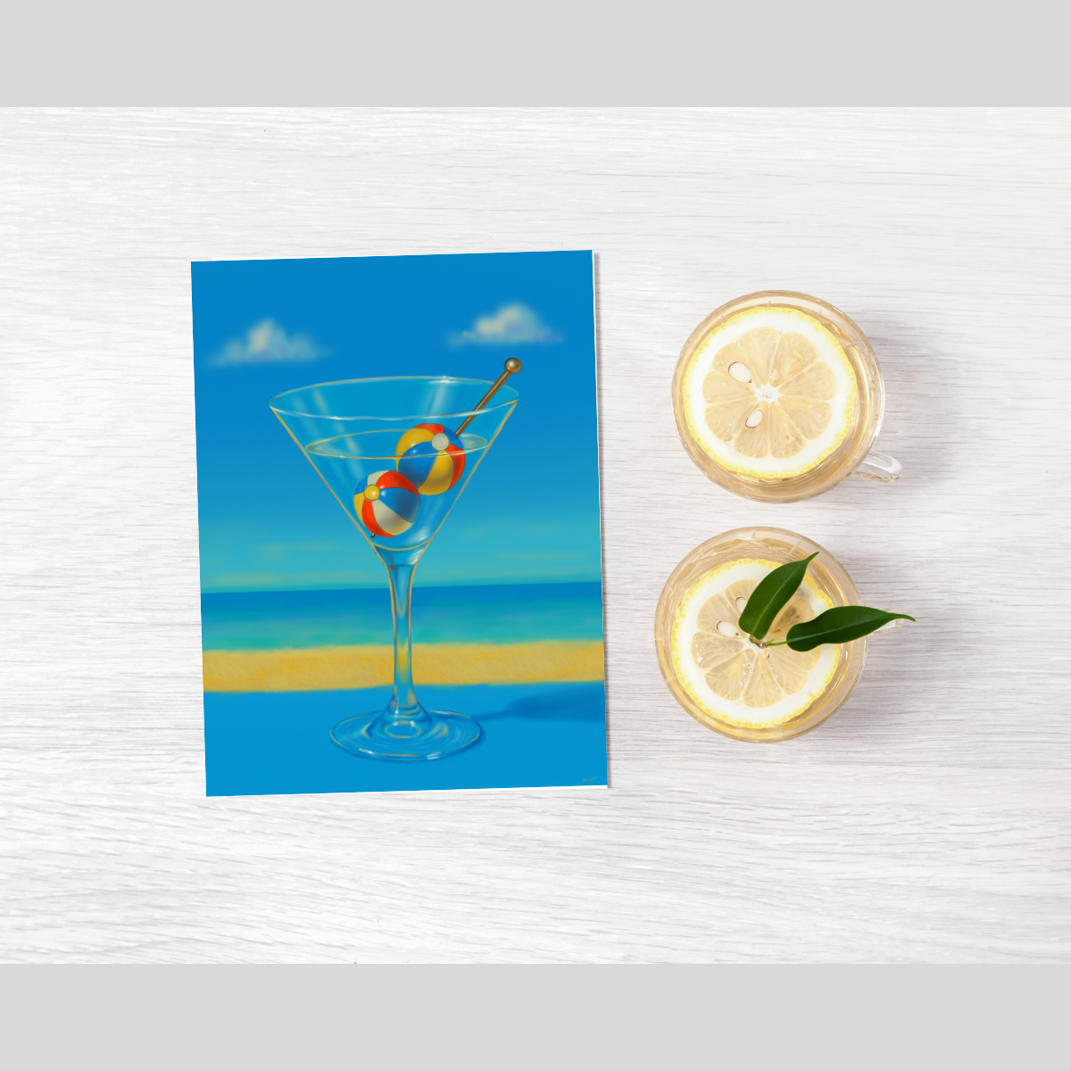 Martini with a Twist - Greeting Cards (Set of 10)