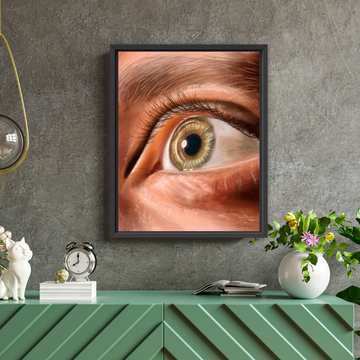 The Watching Eye - Fine Art Paper Print