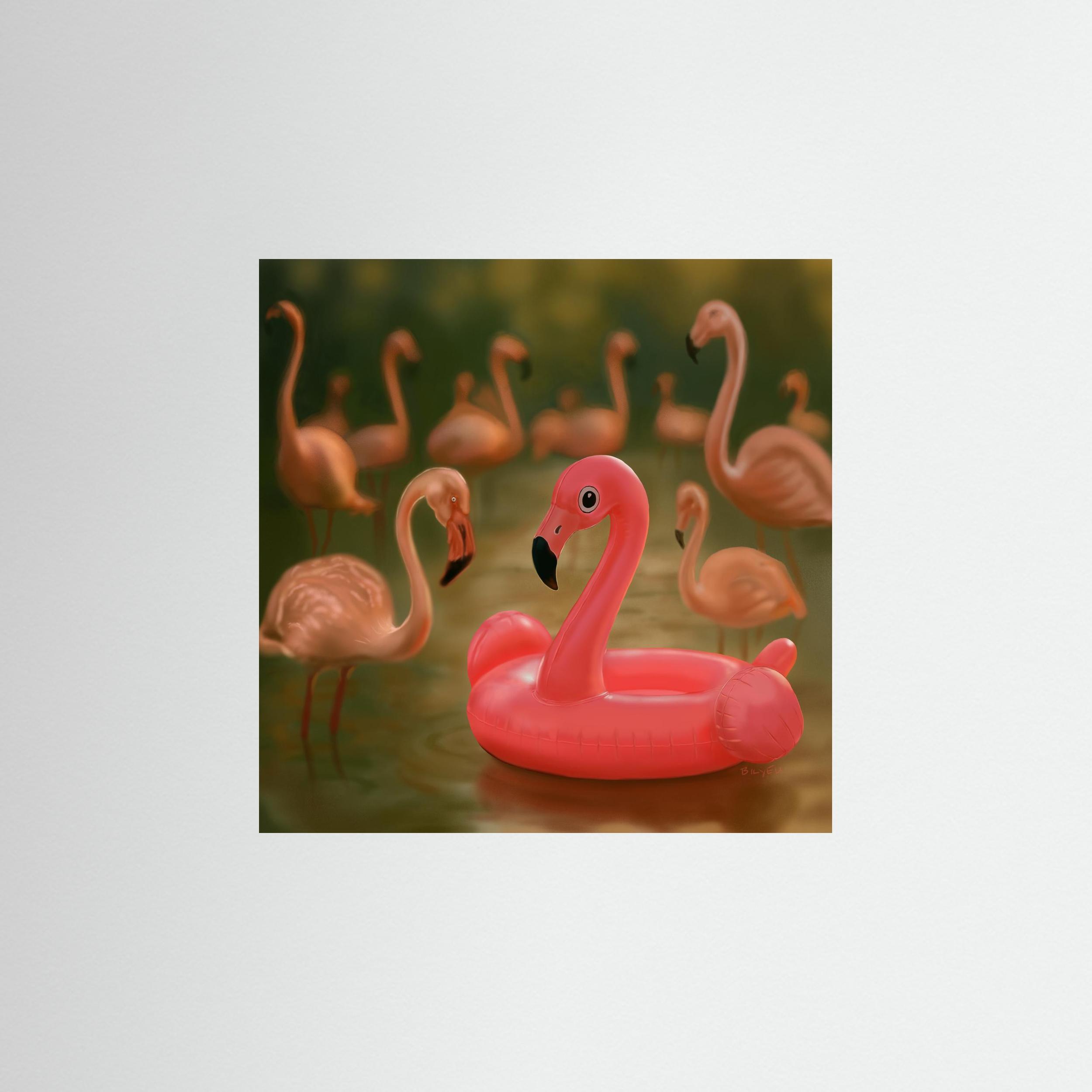 Faux-mingo - Fine Art Paper Print