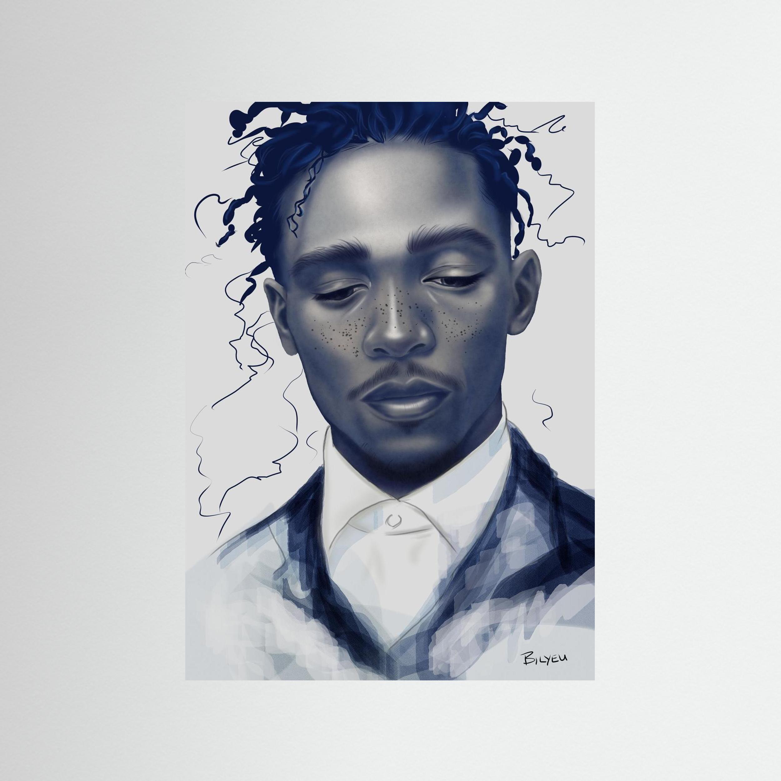 Blueprint of Strength - Fine Art Paper Print