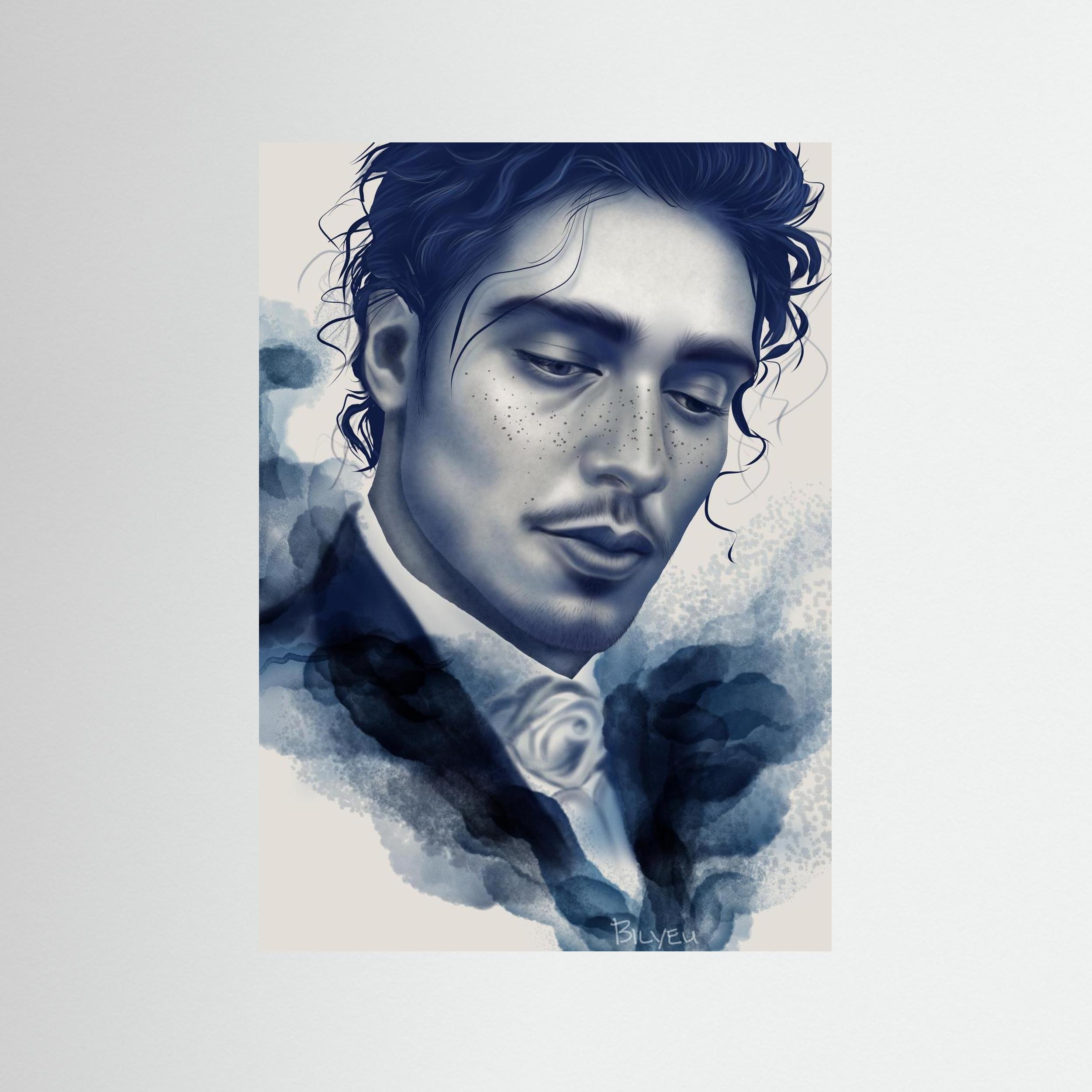 Blueprint of Solitude - Fine Art Paper Print