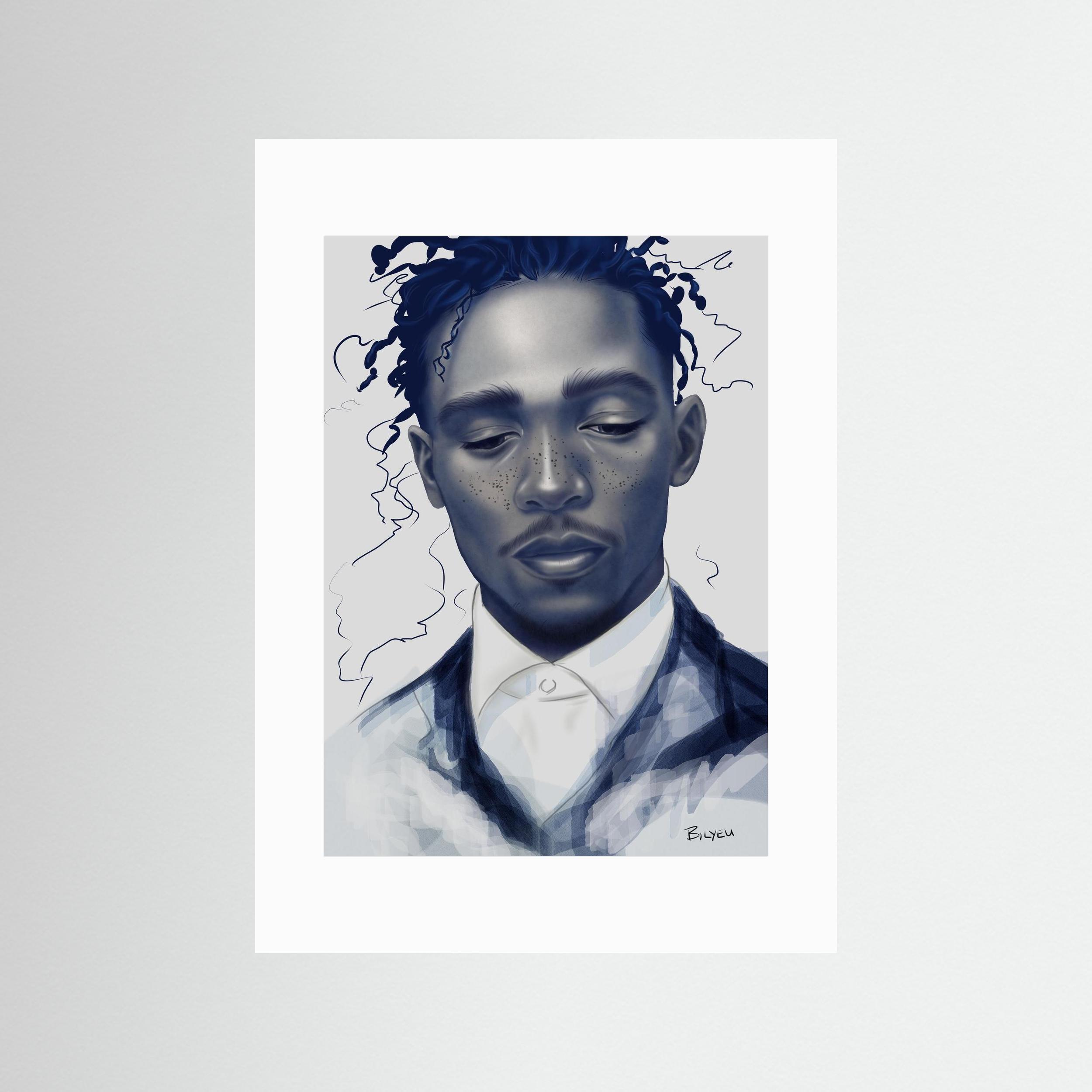 Blueprint of Strength - Fine Art Paper Print