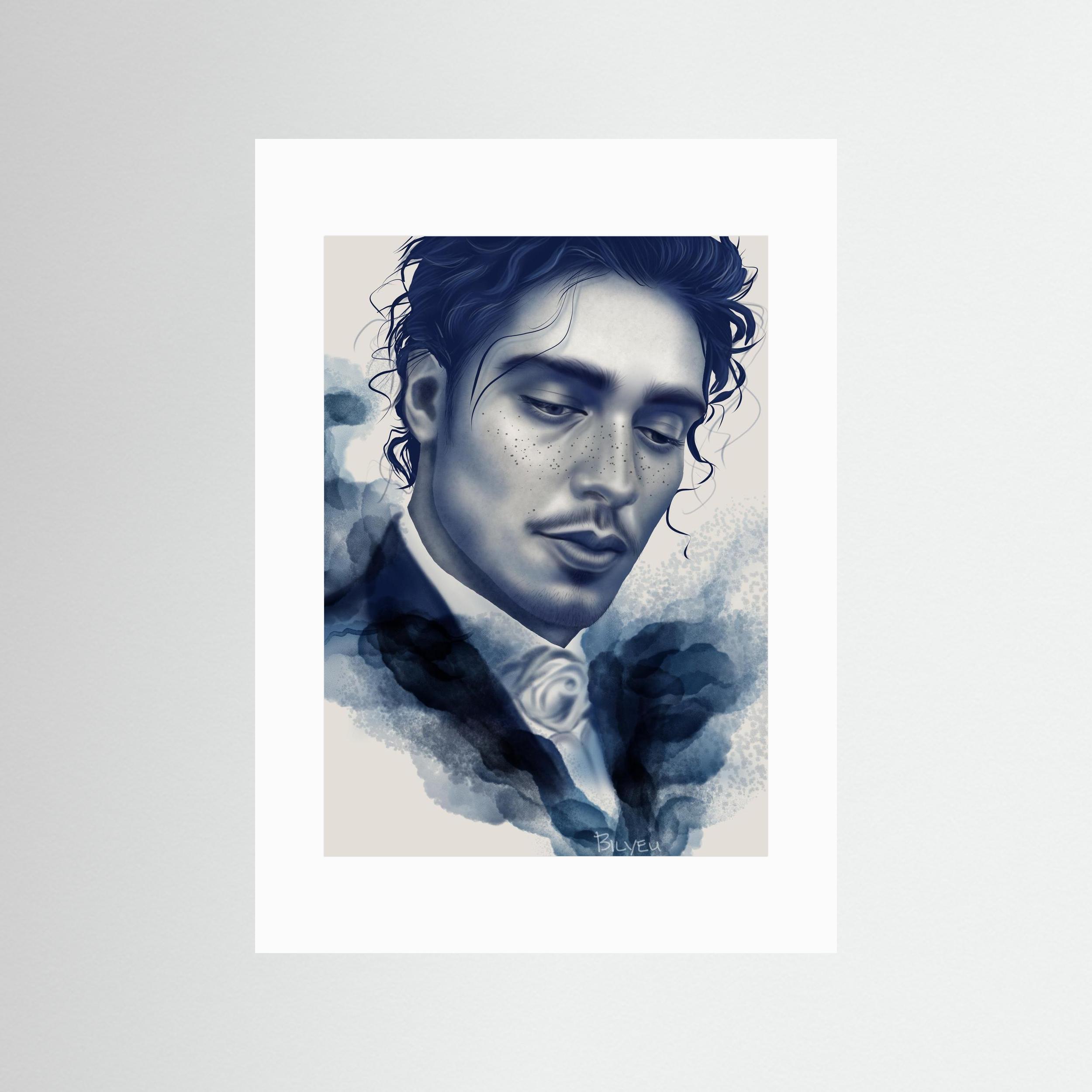 Blueprint of Solitude - Fine Art Paper Print