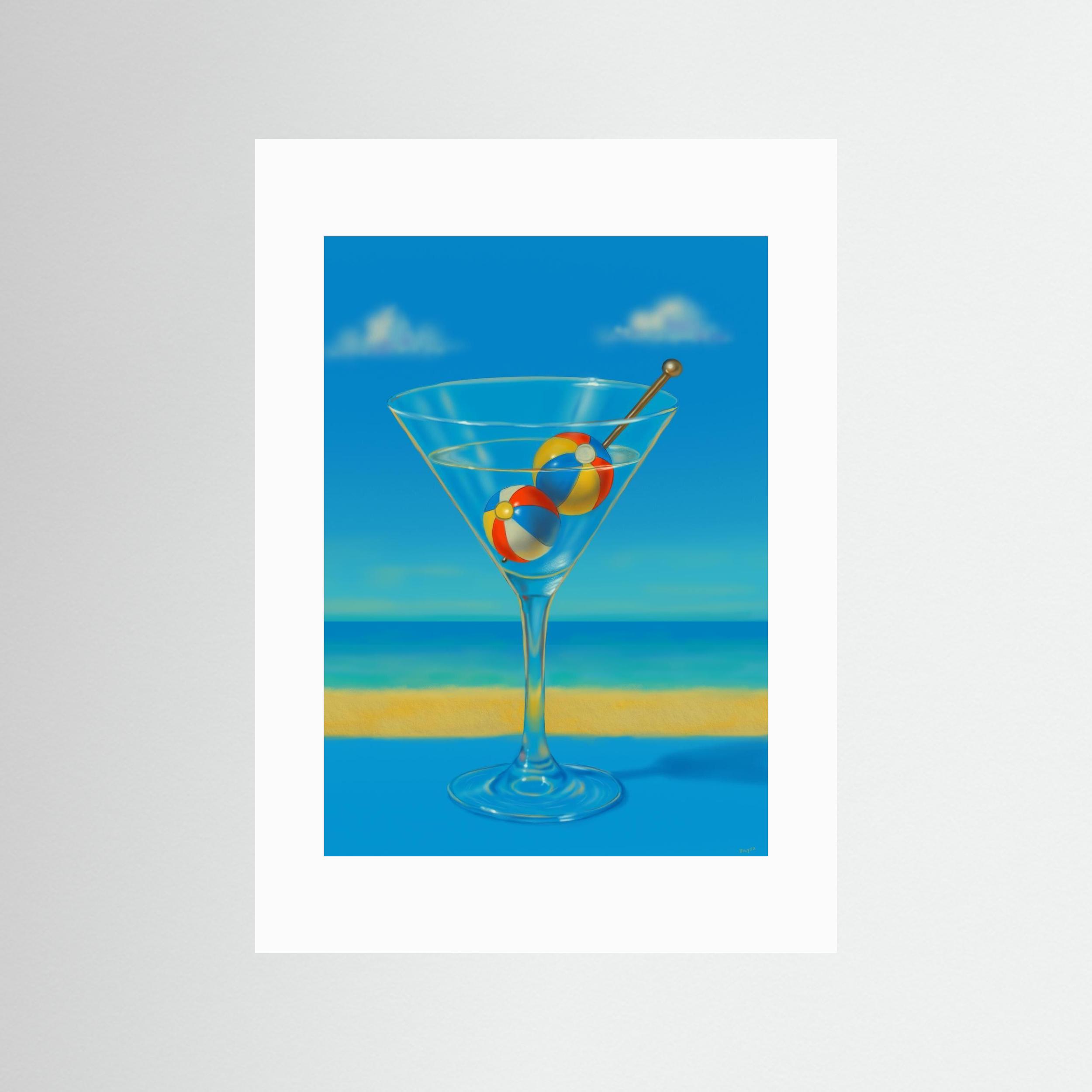 Martini with a Twist - Fine Art Paper Print