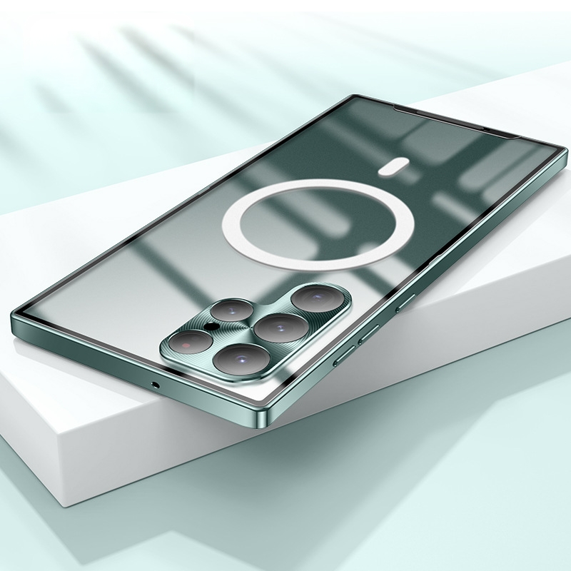 Metallic case border for Samsung S21-S25Ultra