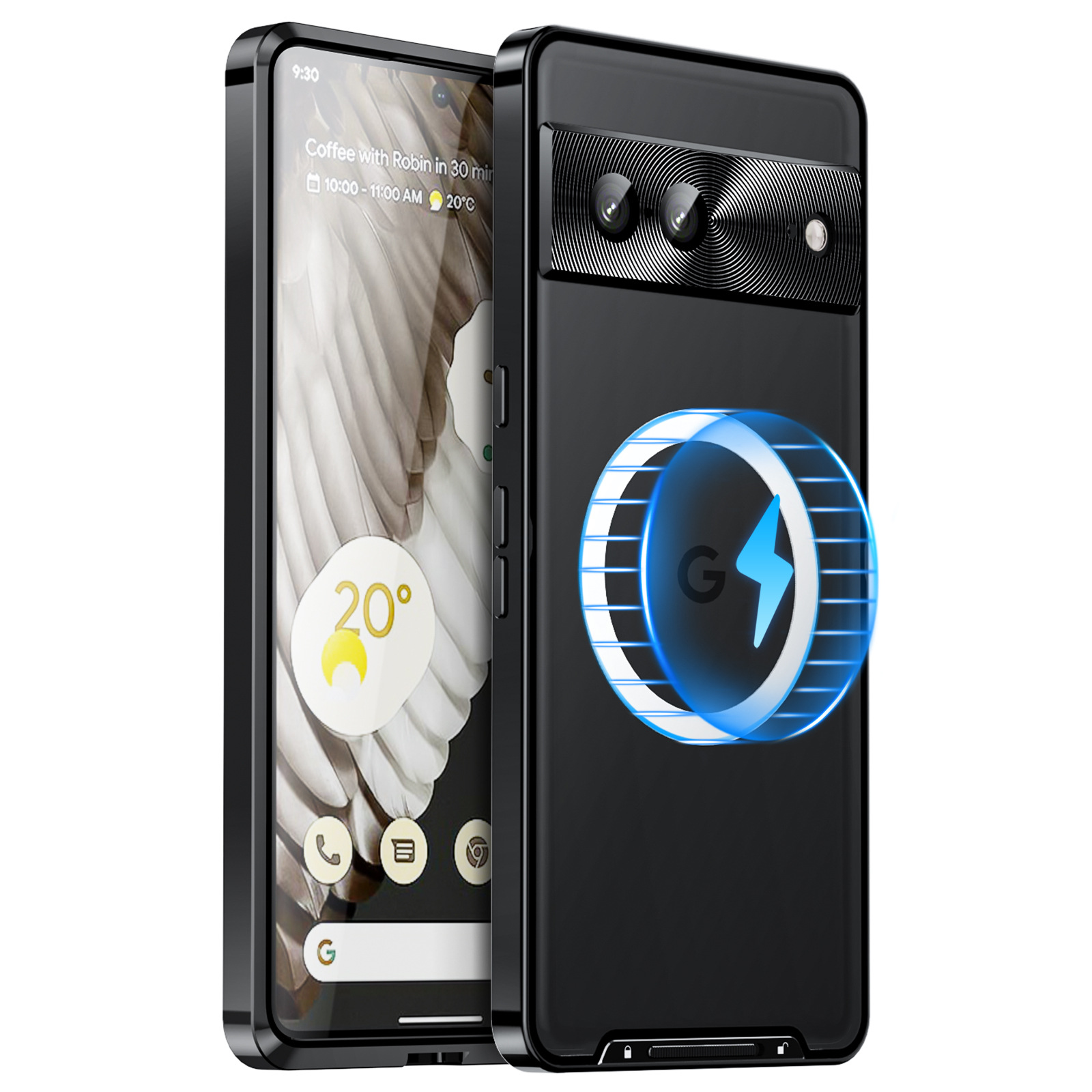 Metallic case border for Pixel 7-9 Pro XL