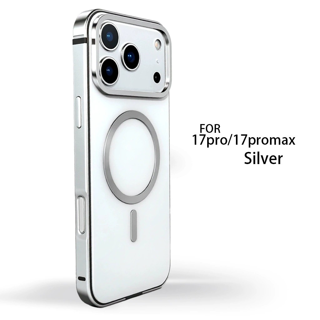 Metallic Edge Case with Camera Protection for iPhone 17/ 17 Air/ 17 Pro / 17 Pro Max 