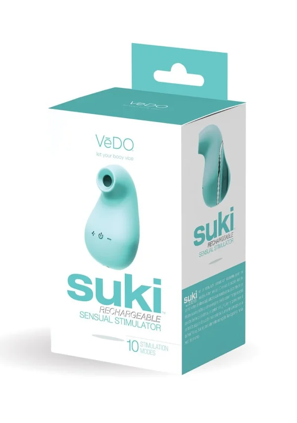 Vibrador Y Succionador Recargable Suki