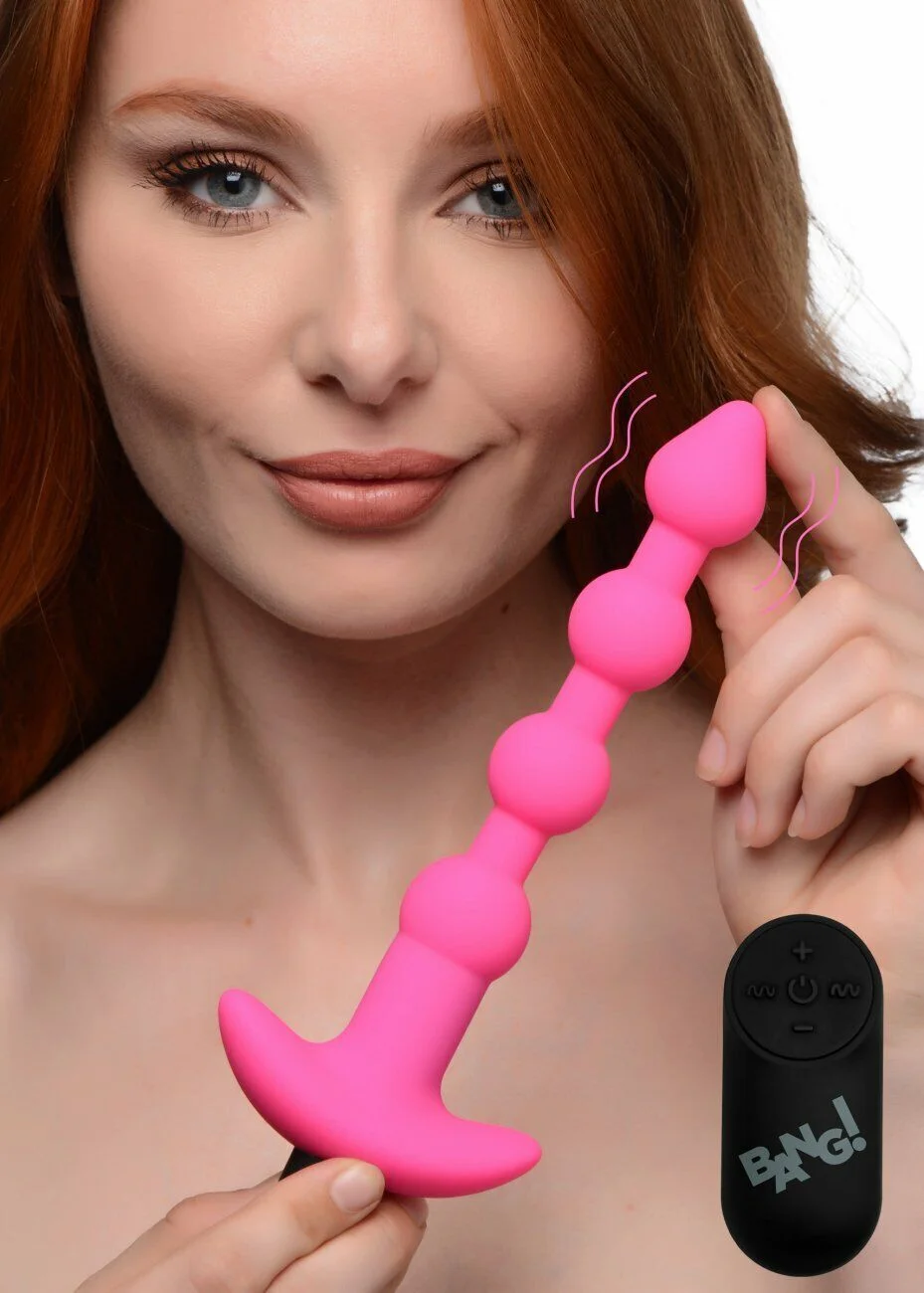 Bang! Bolas  anales recargables de silicona con control remoto