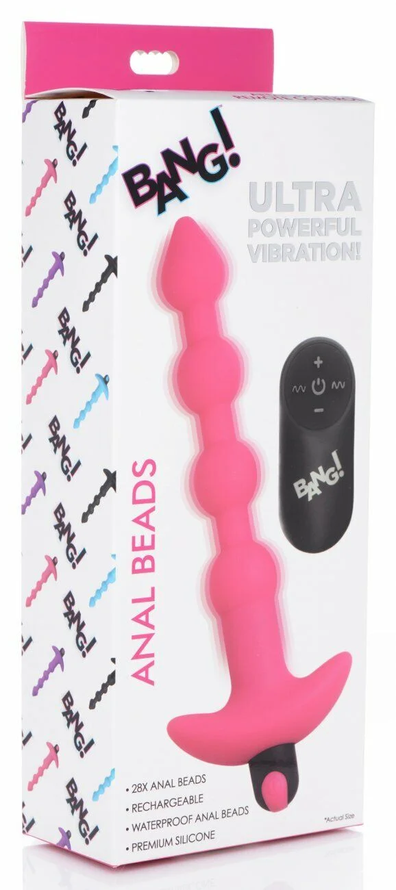 Bang! Bolas  anales recargables de silicona con control remoto