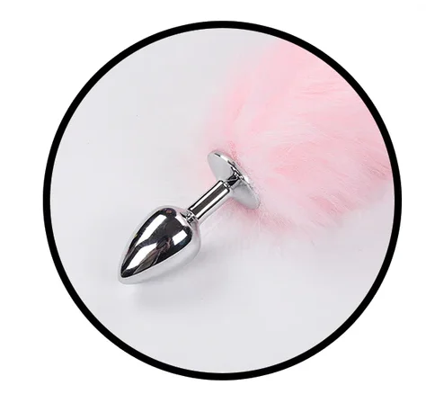 Foxy Tail Light Up Faux Fur Butt Plug