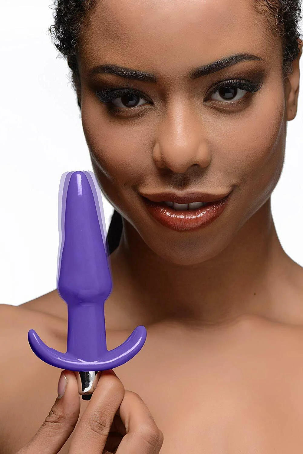 Frisky Rolling Emocionante, Anal Plug Morado