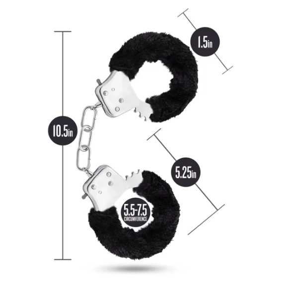 Temptasia Stainless Steel Beginner Cuffs - Black