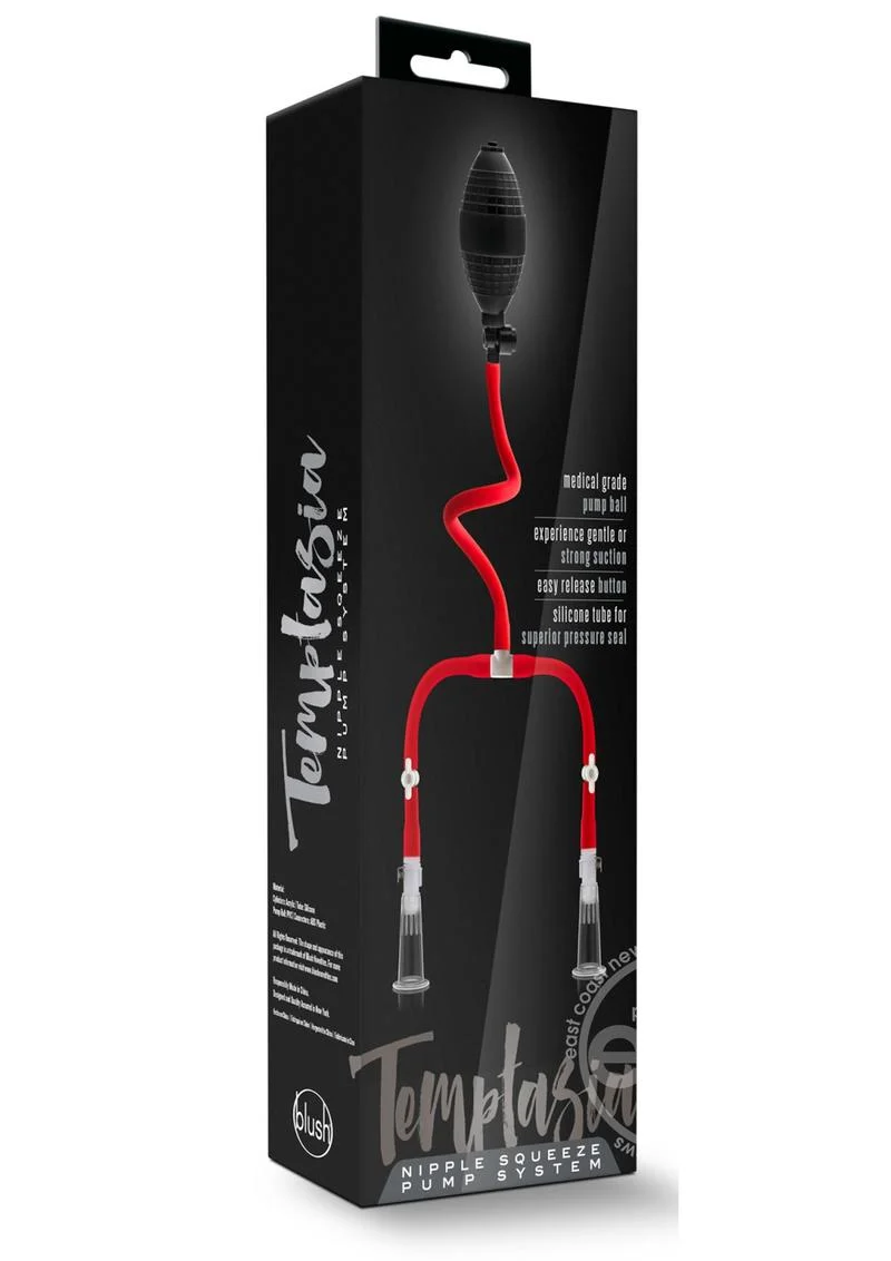 Temptasia Nipple Squeeze Pump - Red