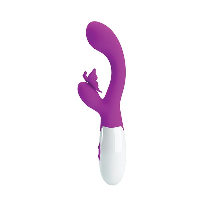 Pretty Love Butterfly Kiss Rabbit - Fuchsia