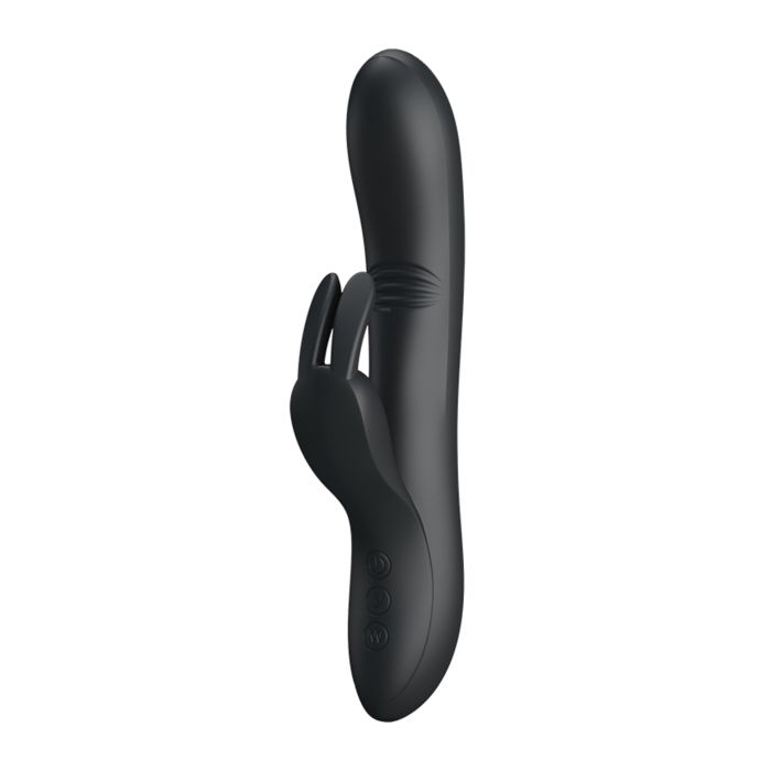 Pretty Love Dylan Bunny Ears Come Hither Rabbit 11 Function - Black