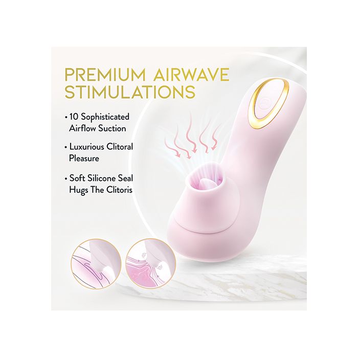Blush Delice Fleur Suction Vibe - Barely Purple