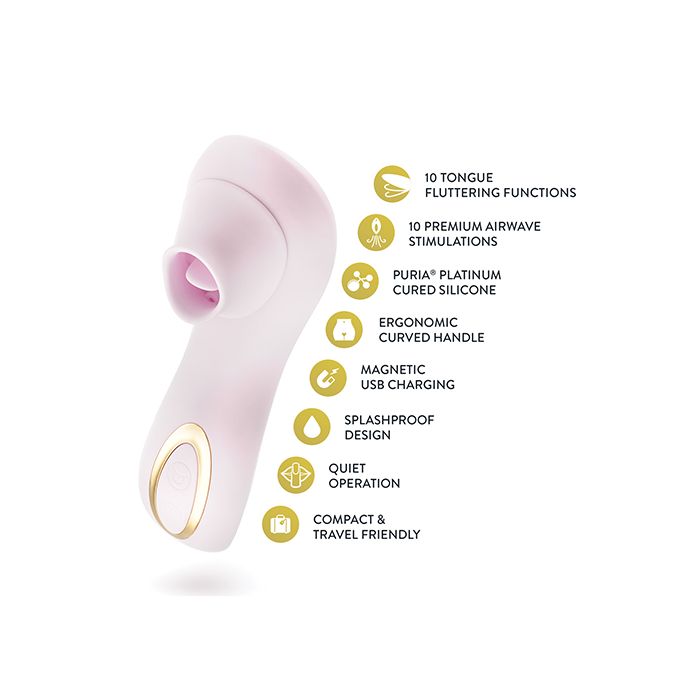 Blush Delice Fleur Suction Vibe - Barely Purple