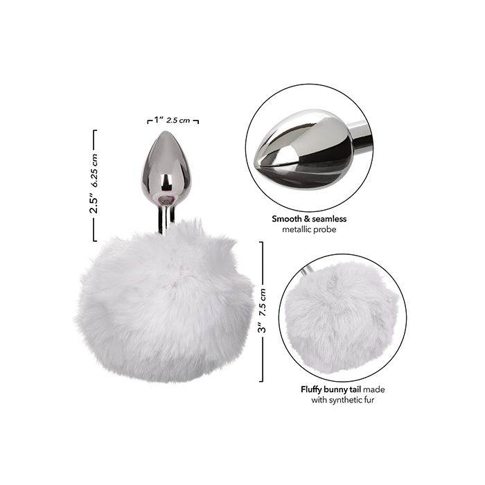 Running Wild White Bunny Tail Anal Probe