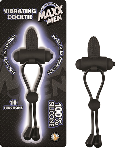 Maxx Men Vibrating Cocktie-Black