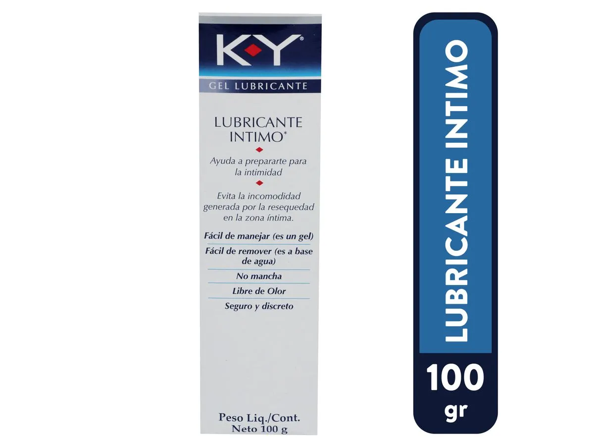 Gel Lubricante Intimo KY 100gms