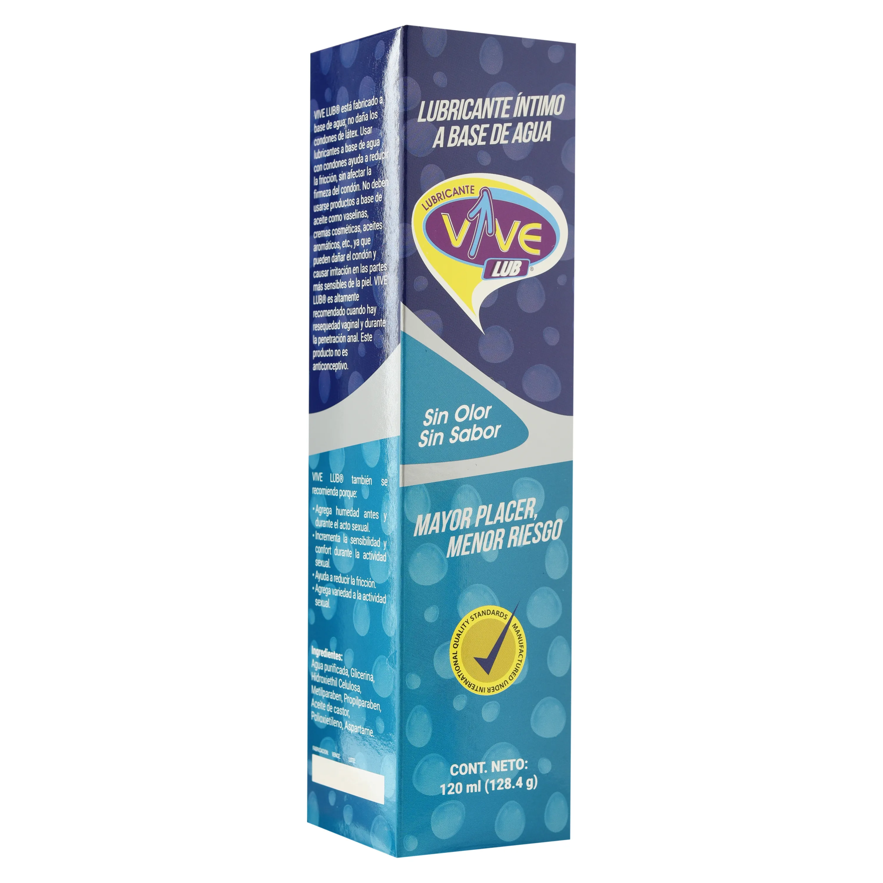 Lubricante Vive Sabor Natural 120 Ml
