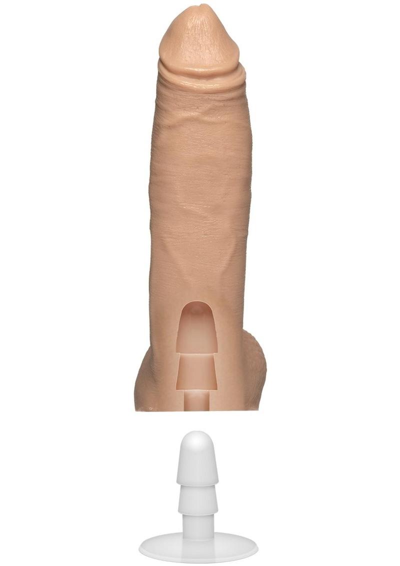 Signature Cocks Tommy Pistol Dildo 7.5in - Vanilla