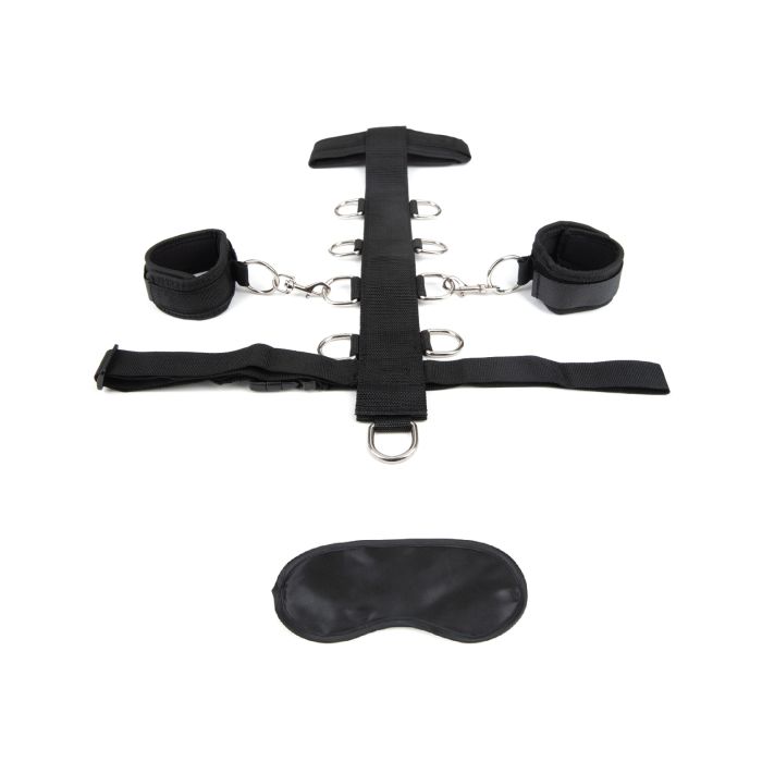 Lux Fetish 3 pc Adjustable Neck & Wristraint Set