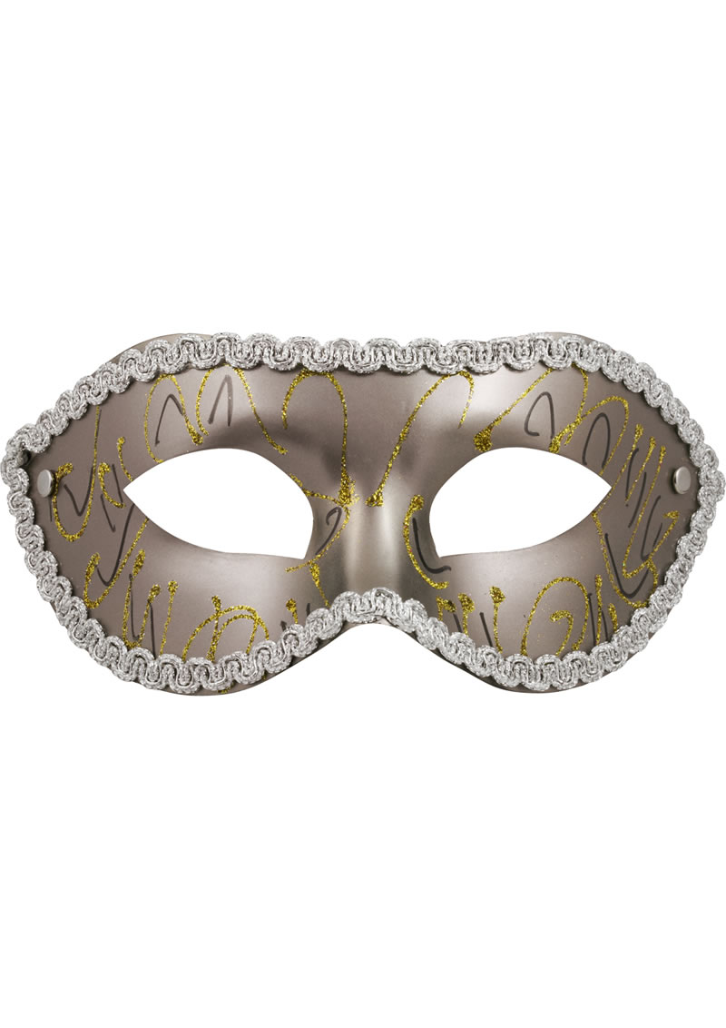 Sex & Mischief Masquerade Mask - Gray