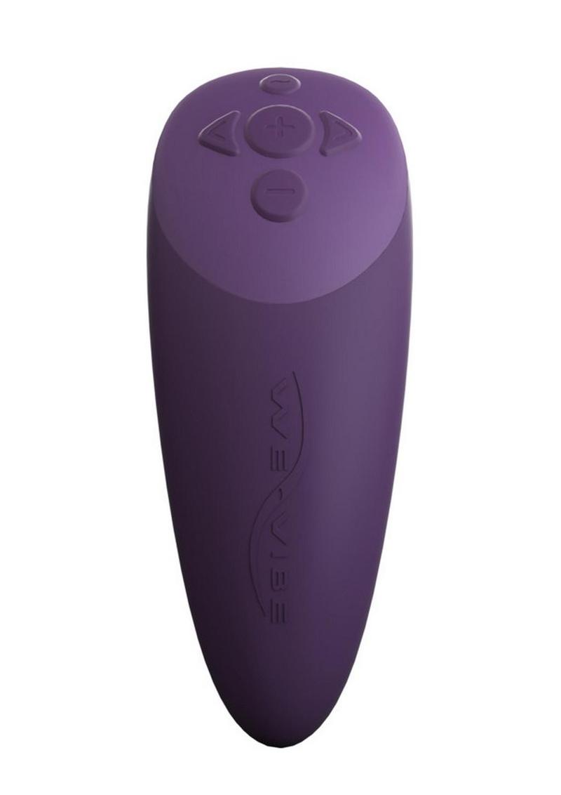 We-Vibe Chorus Rechargeable Couples Vibrator with Squeeze Remote Control - Purple