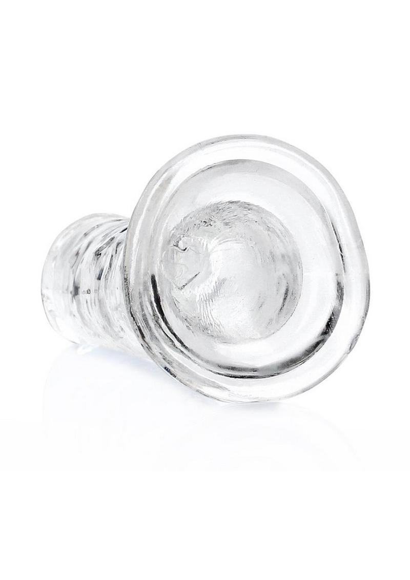 RealRock Skin Realistic Straight Dildo 6in - Clear