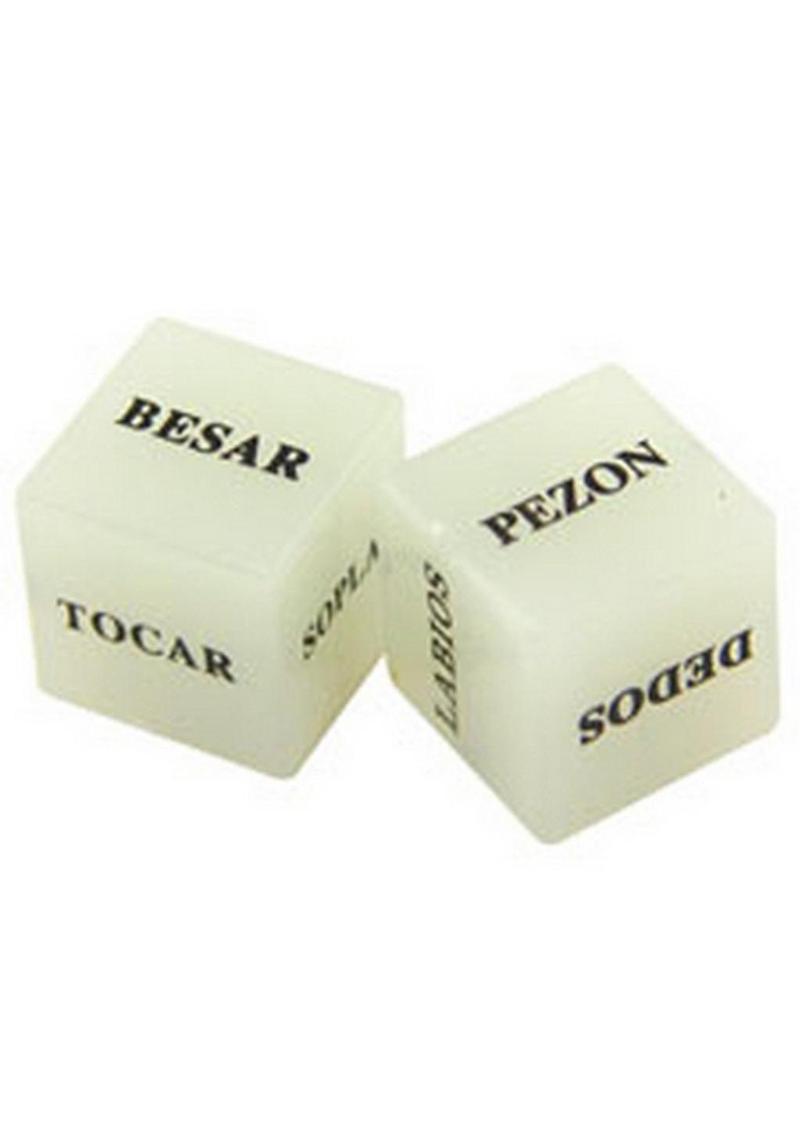 Erotic Dice - Spanish Verion - Glow in the Dark